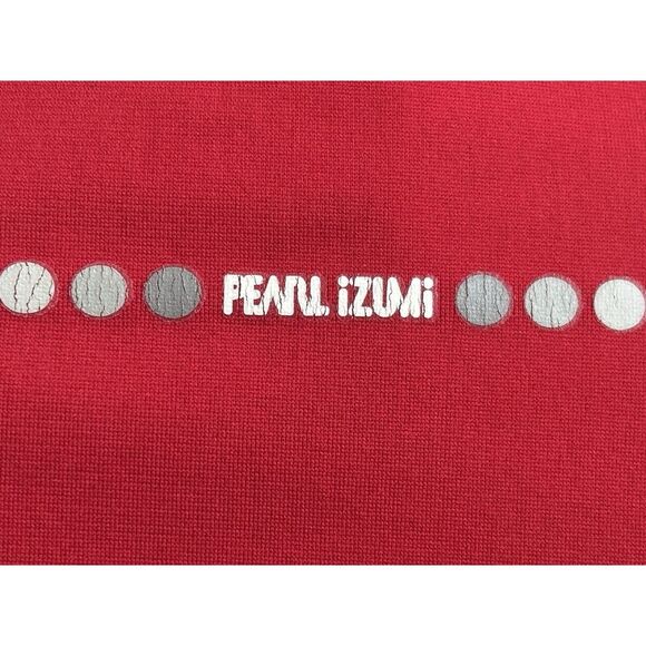 Pearl Izumi Women's Small Light Gray and Red Full Zip Soft Shell Cycling Jacket - Picture 11 of 16